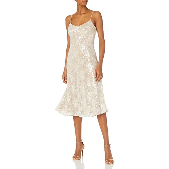 Dress the population sequin midi dress - Picture 1 of 5